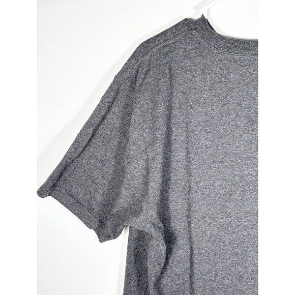 Carhartt Gray T Shirt Loose Fit Heavyweight Short Sleeve Pocket Men Size Large - Picture 11 of 12